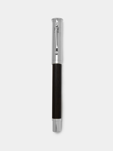 Graf von Faber-Castell - Grenadilla Platinum-Plated Wood Rollerball Pen -  - ABASK - 