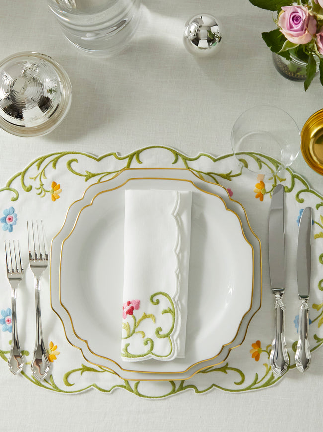 Augarten - Belvedere Hand-Painted Porcelain Salad Plate -  - ABASK
