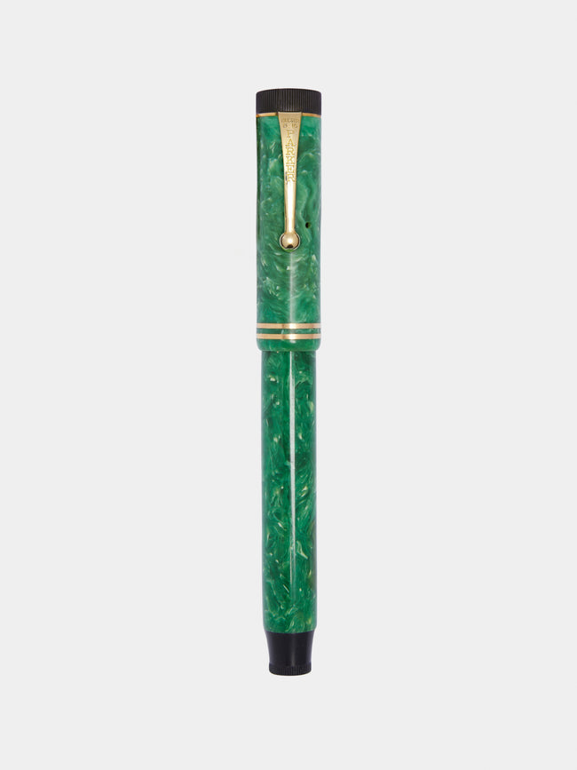 Antique and Vintage - 1926 Parker Duofold Fountain Pen - Green - ABASK - 