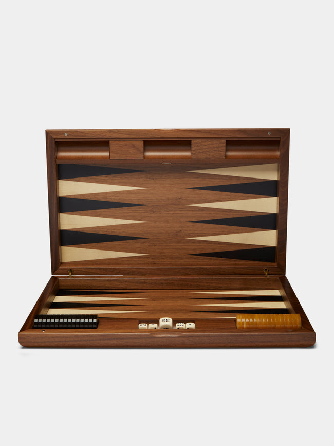 Dal Negro - Walnut Backgammon Set -  - ABASK - 