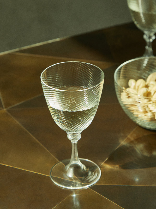 NasonMoretti - Torse Hand-Blown Murano White Wine Glass -  - ABASK