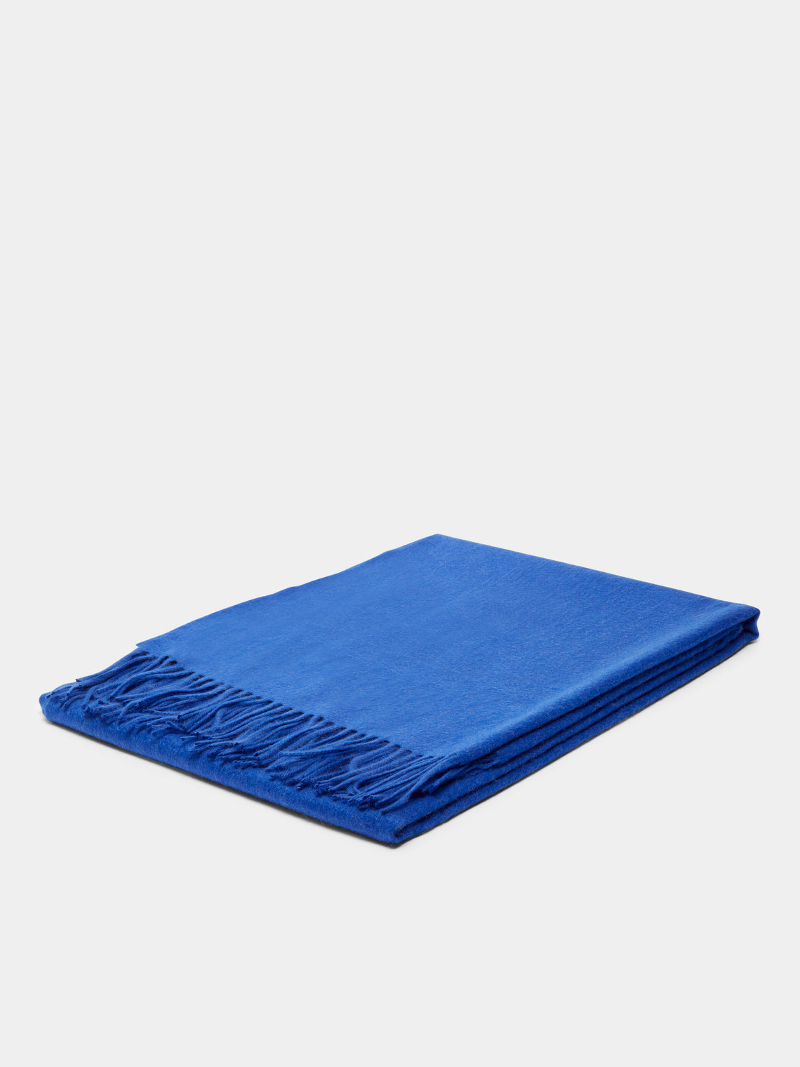 Begg x Co - Arran Cashmere Blanket - Blue - ABASK