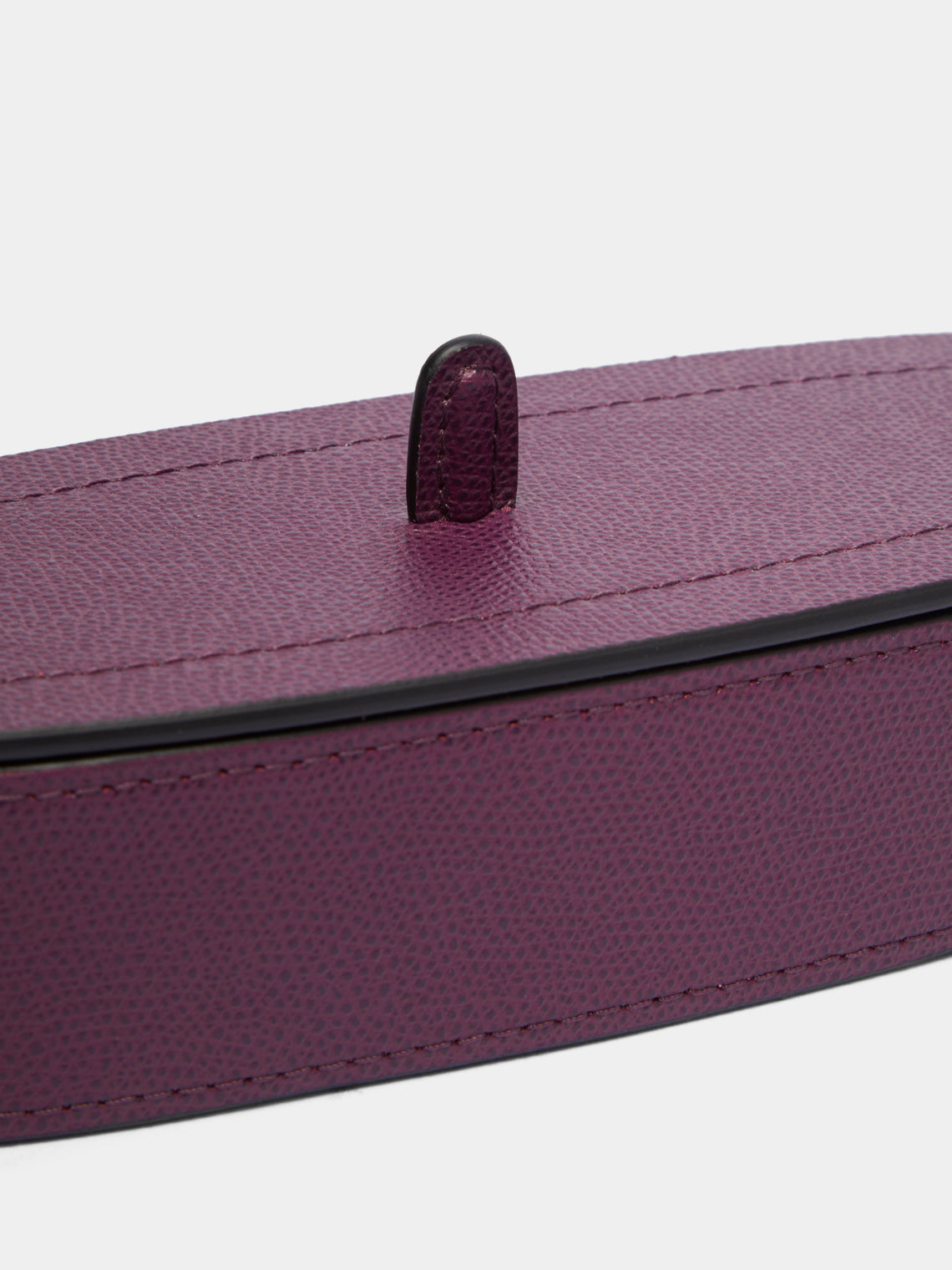 Giobagnara - Harris Leather Oval Pen Holder - Purple - ABASK
