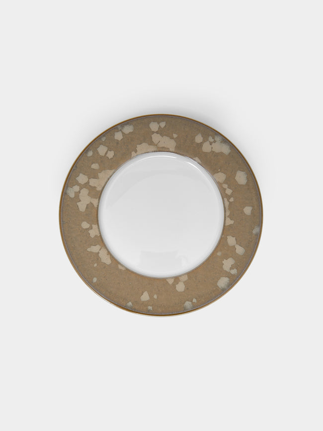 Jaune de Chrome - Basmati Porcelain Dessert Plate -  - ABASK - 