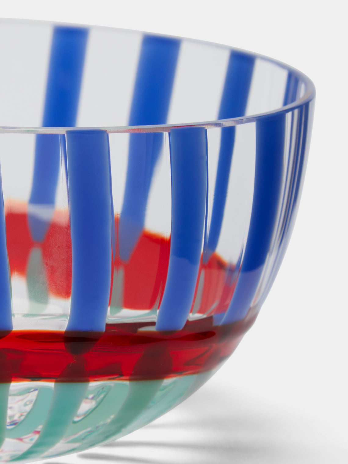 Carlo Moretti - Le Diverse Hand-Blown Murano Glass Small Bowl - Blue - ABASK