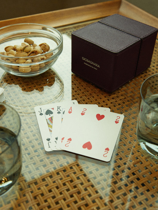 Giobagnara - Naples Leather Playing Cards Set -  - ABASK