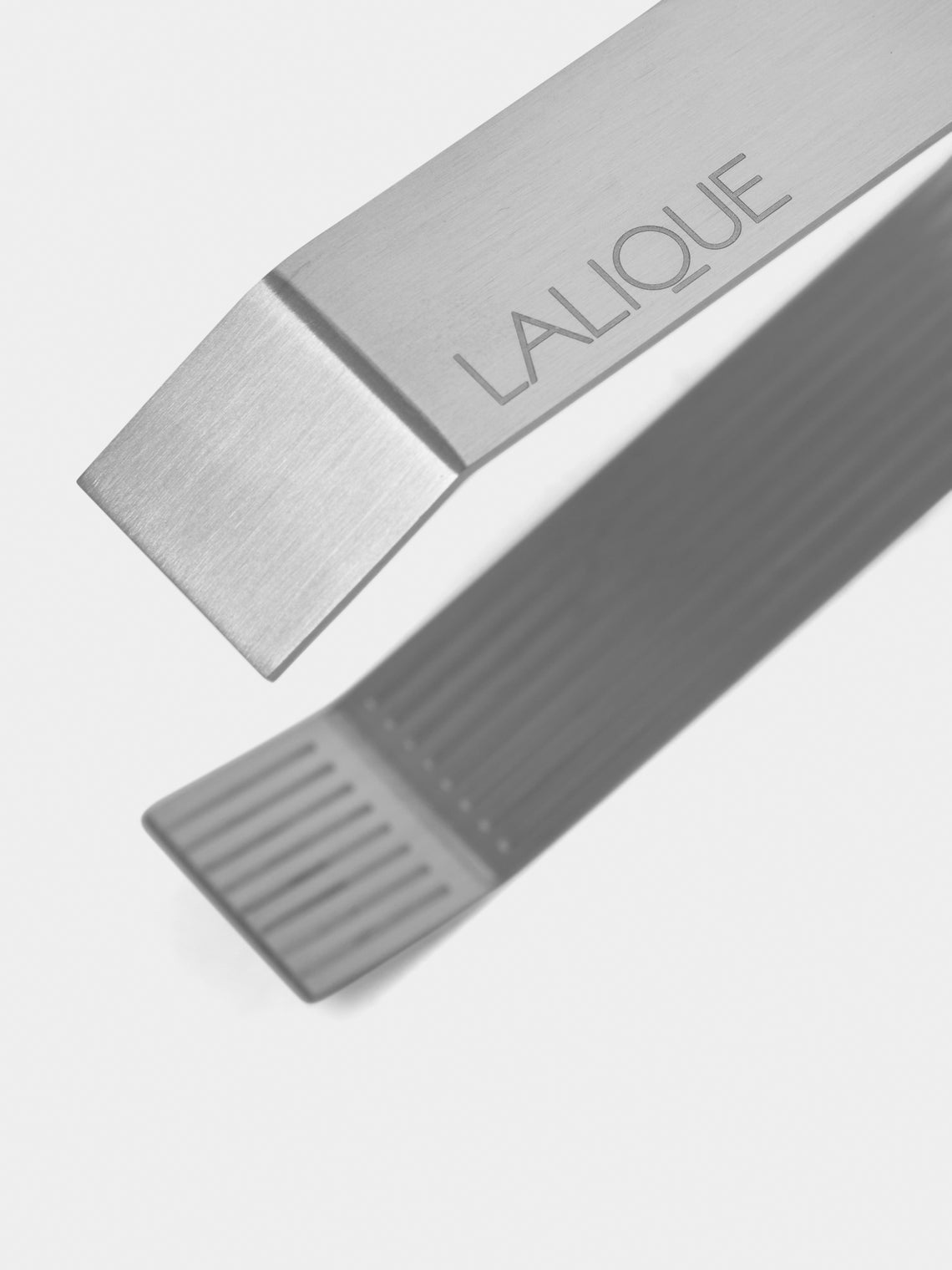 Lalique - Steel Wingen Ice Tongs - Silver - ABASK