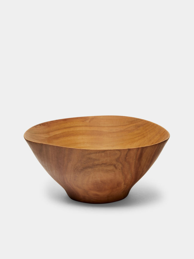 Antonis Cardew - Hand-Turned Oak Medium Bowl - Brown - ABASK - 