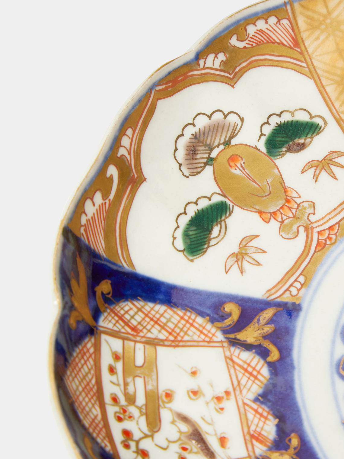 Antique and Vintage - 1880s Japanese Imari Porcelain Plate (Set of 6) - Multiple - ABASK