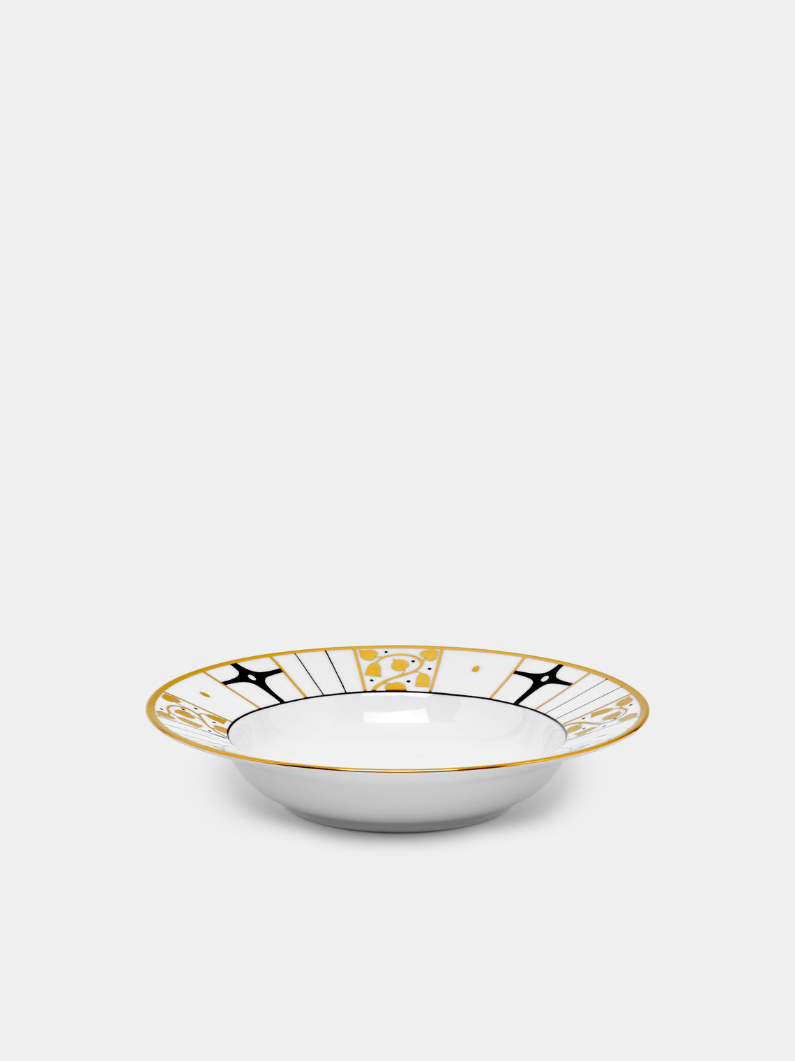 Augarten - Déco Vienne Porcelain Hand-Painted Soup Plate - ABASK