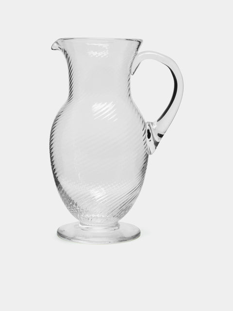 NasonMoretti - Torse Hand-Blown Murano Glass Water Jug -  - ABASK - 