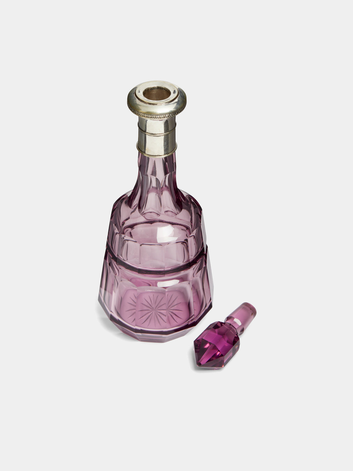 Antique and Vintage - 1960s Italian Decanter - Purple - ABASK