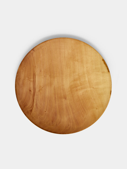 Antonis Cardew - Hand-Turned Pear Wood Large Plate - Beige - ABASK - 