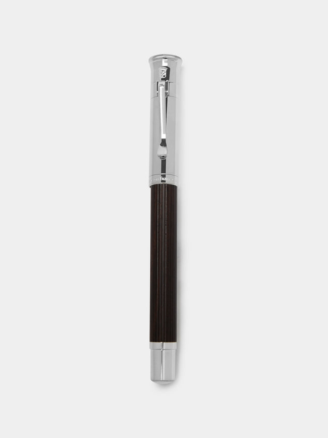 Graf von Faber-Castell - Grenadilla Platinum-Plated Wood Fountain Pen -  - ABASK - 
