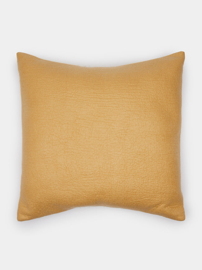 Rose Uniacke - Hand-Dyed Felted Cashmere Large Cushion -  - ABASK - 