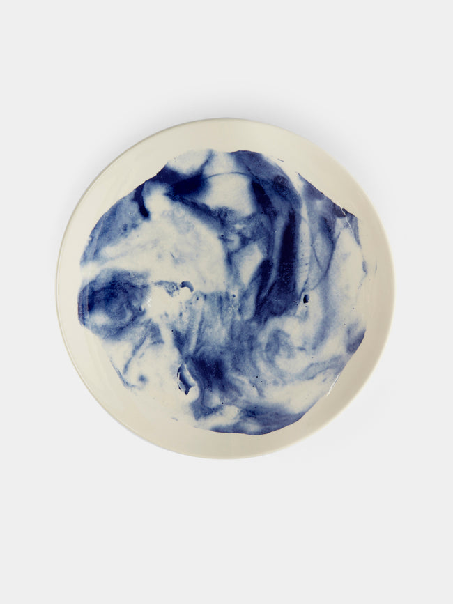 1882 Ltd. - Indigo Storm Ceramic Dinner Plates (Set of 4) -  - ABASK - 