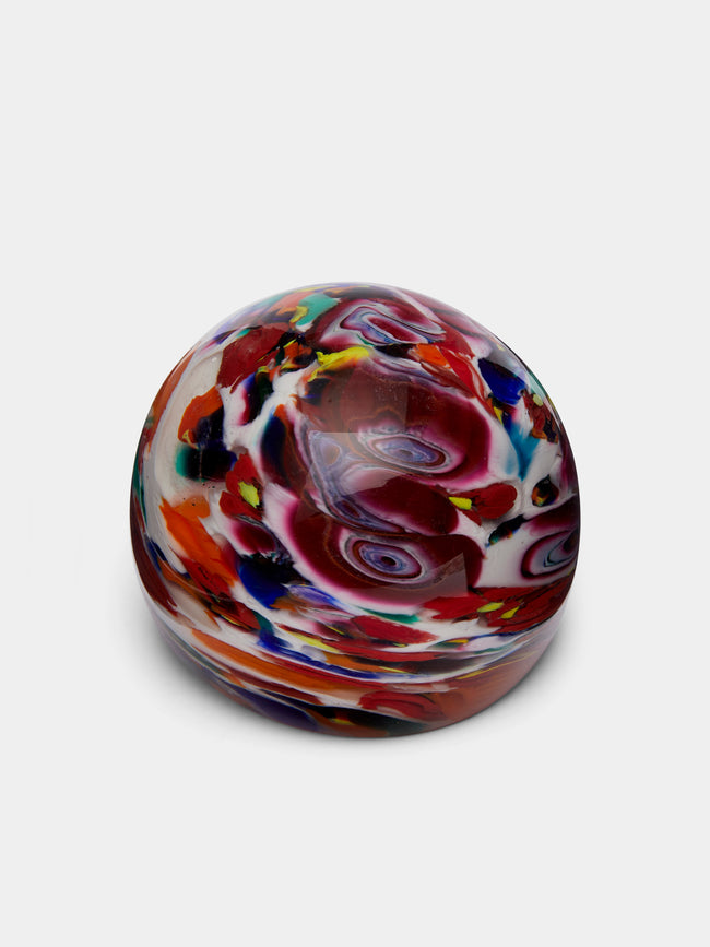 Antique and Vintage - 1970s Millefiori Murano Glass Paperweight - Multiple - ABASK - 