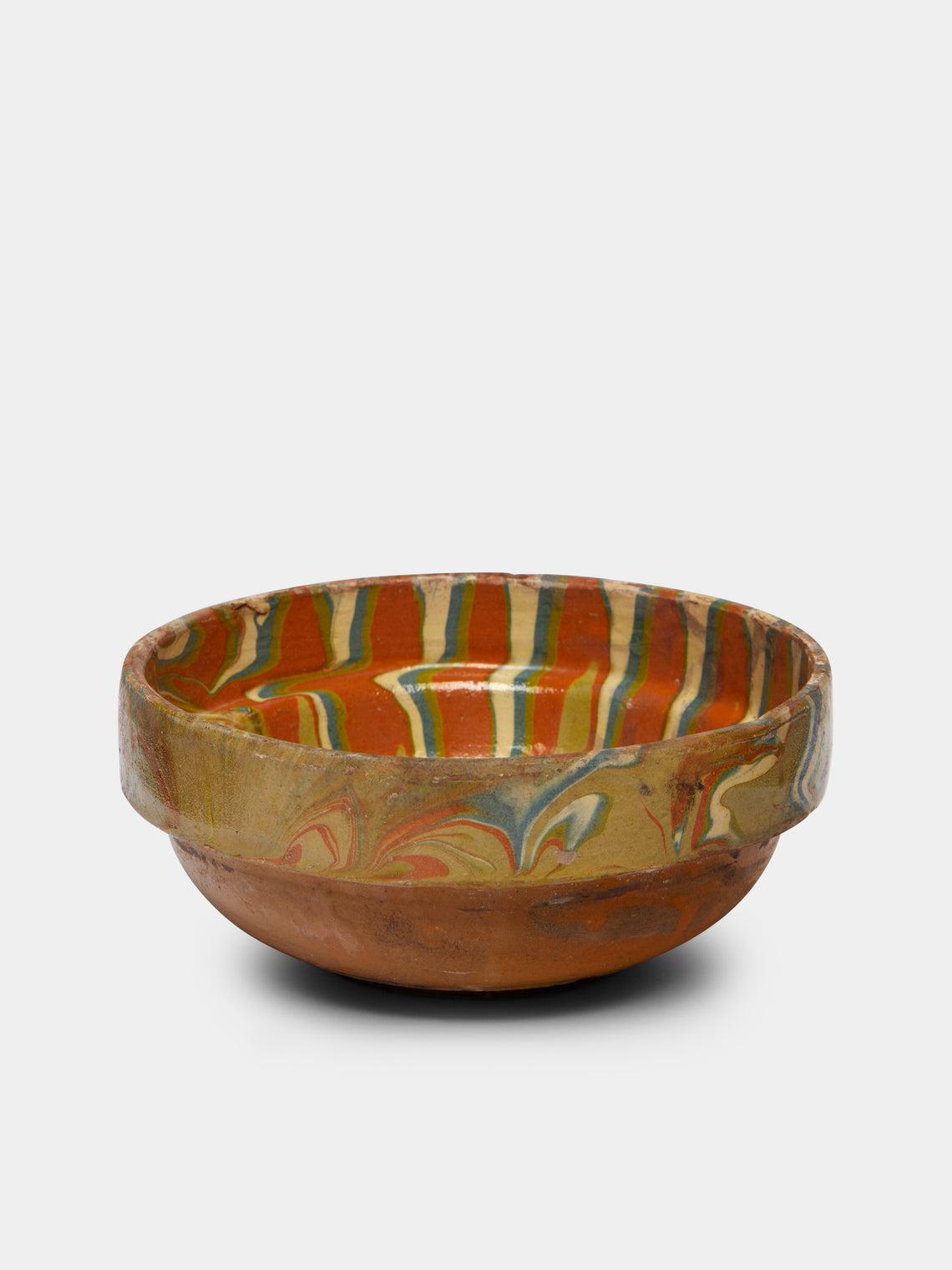 Antique and Vintage - 1950-1970 Romanian Bowl - Red - ABASK - 