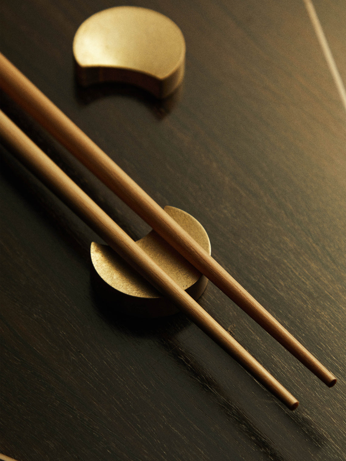 Futagami - Brass Chopstick Rests (Set of 4) - Gold - ABASK
