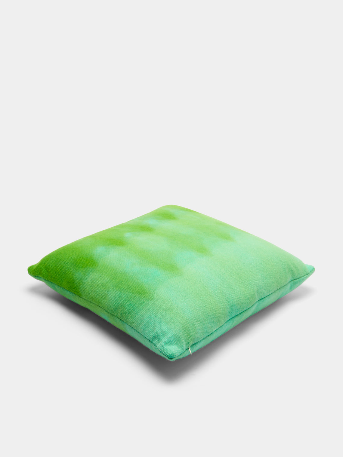 The Elder Statesman - Gradient Hand-Dyed Cashmere Pillow - Green - ABASK