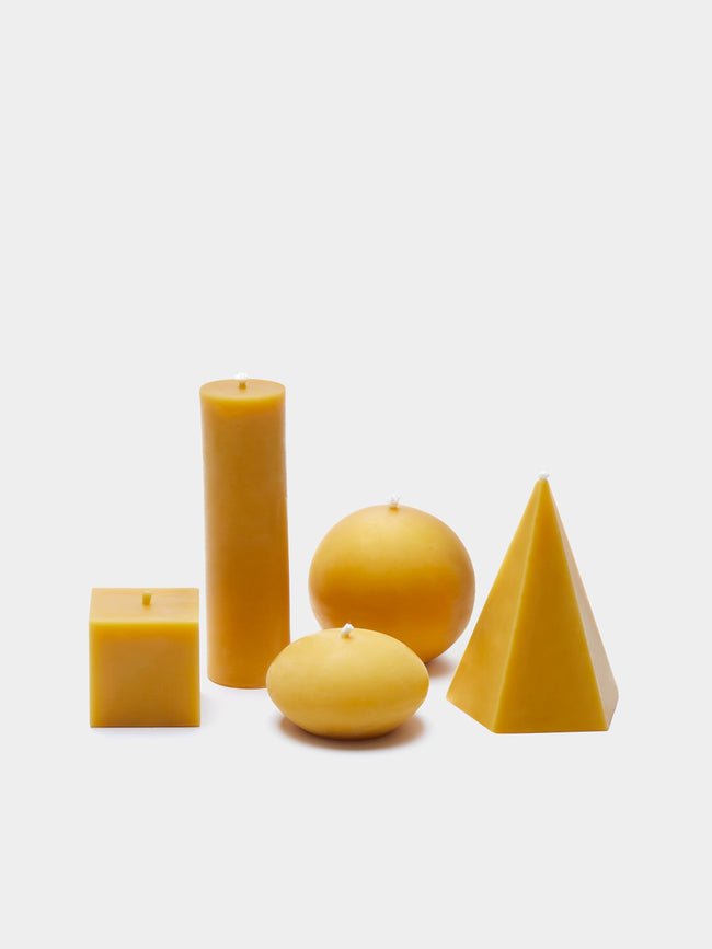 Bzzwax - Beeswax Geometric Candles (Set of 5) -  - ABASK - 