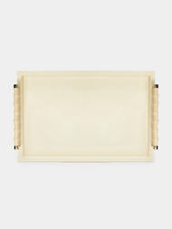 Riviere - Lacquered Leather Tray -  - ABASK - 