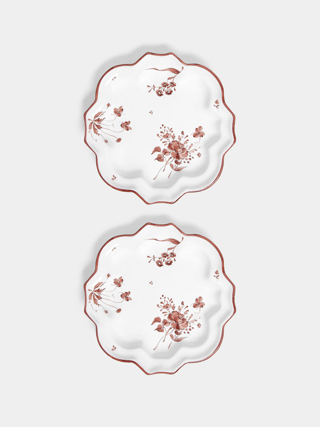 Z.d.G - Camaïeu Drageoir Hand-Painted Ceramic Dessert Plates (Set of 2) -  - ABASK