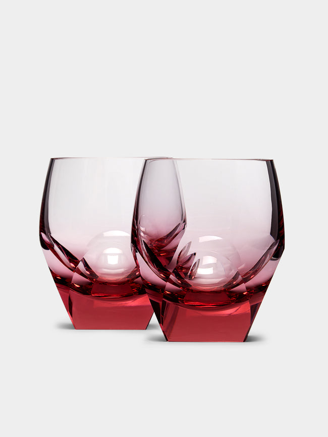 Moser - Bar Hand-Blown Crystal Whiskey Glasses (Set of 2) -  - ABASK