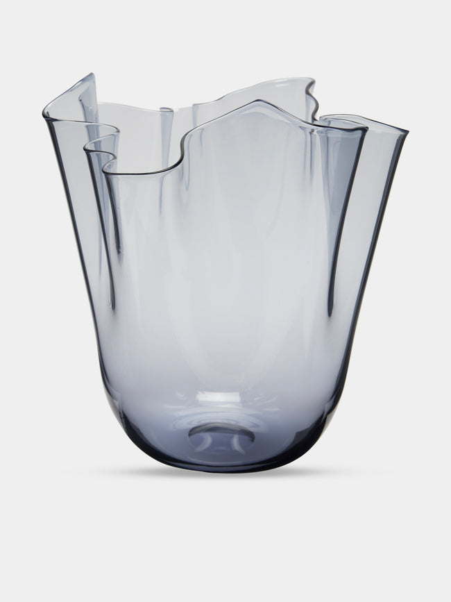 Venini - Fazzoletto Hand-Blown Murano Glass Large Vase -  - ABASK - 