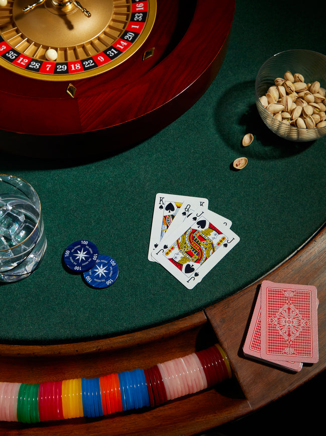 Dal Negro - Walnut Poker Set -  - ABASK