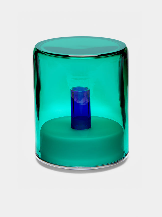 Green Wolf Lighting - Verde I Hand-Blown Murano Glass Portable Table Light -  - ABASK - 
