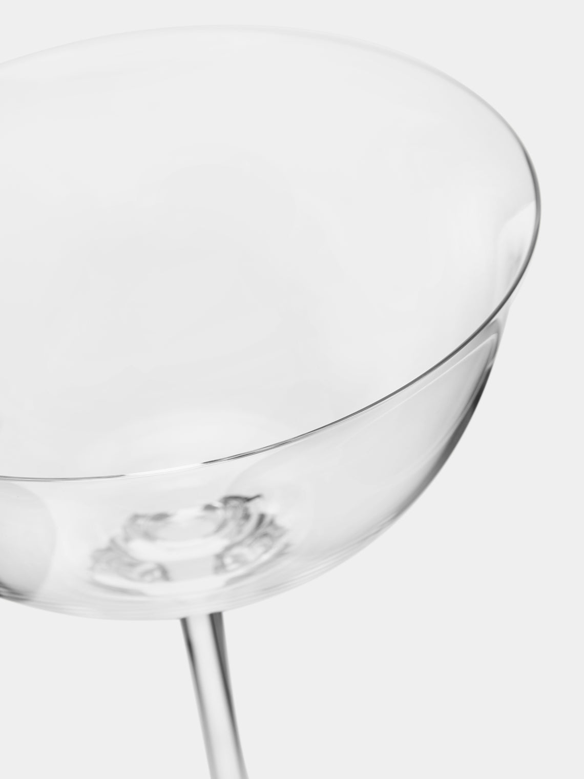 Lobmeyr - Patrician Hand-Blown Crystal Champagne Coupe - Clear - ABASK