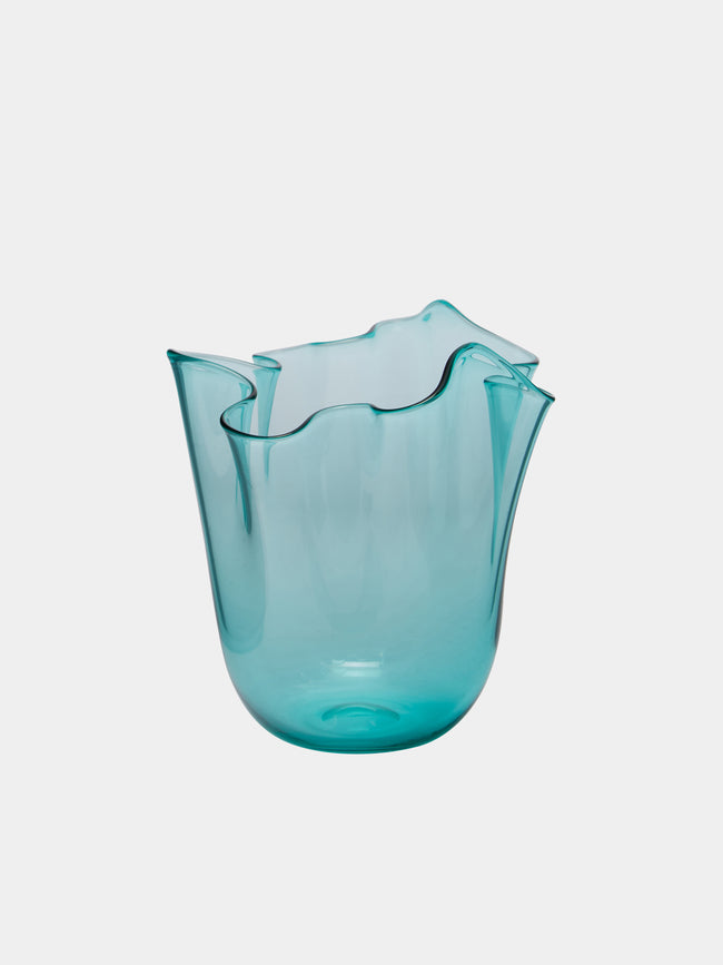 Venini - Fazzoletto Hand-Blown Murano Glass Small Vase -  - ABASK - 