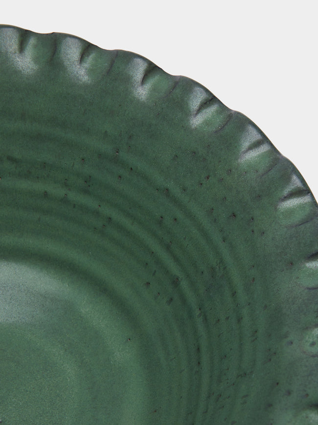 Perla Valtierra - Hand-Glazed Ceramic Large Serving Bowl -  - ABASK