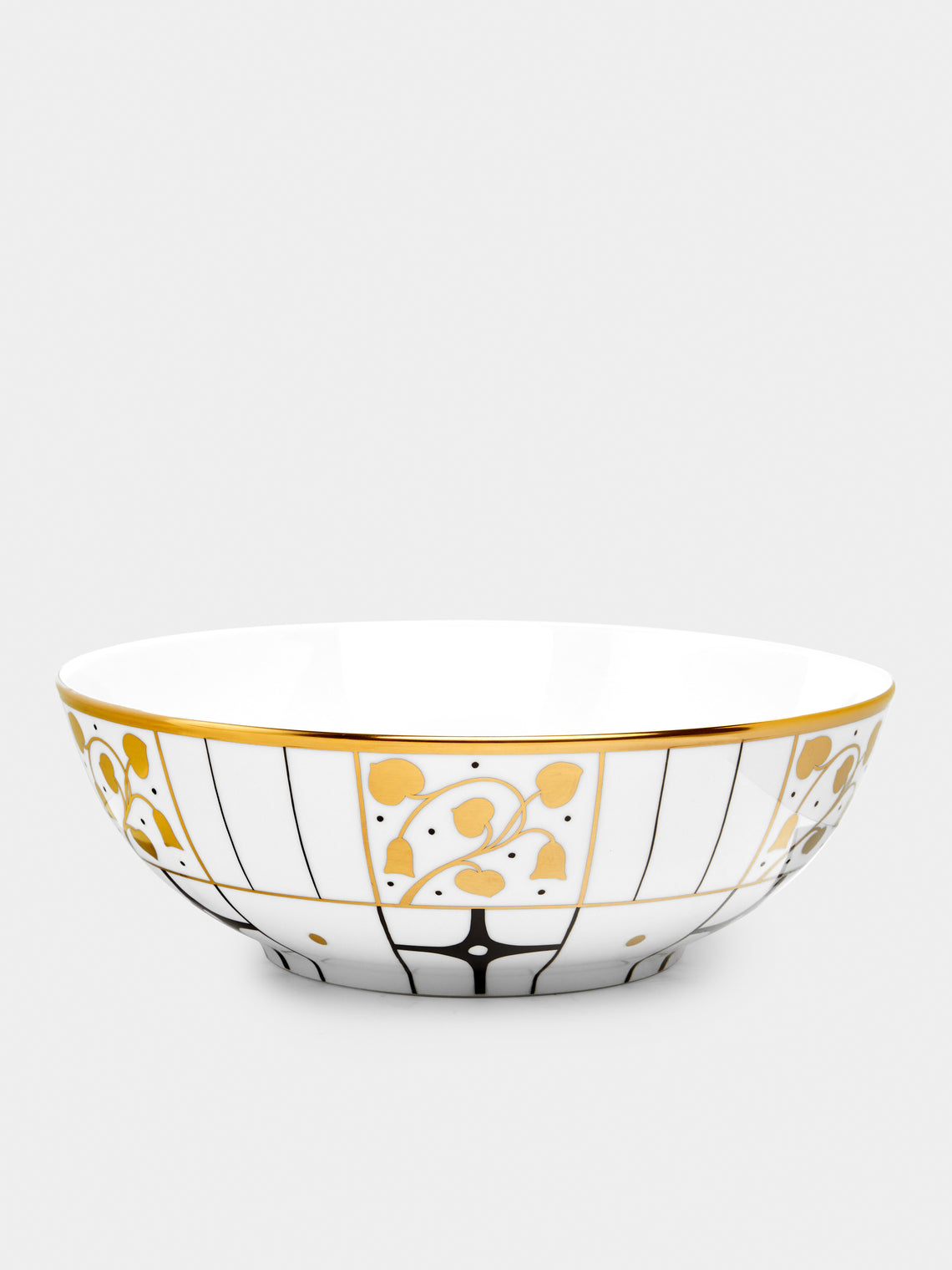 Augarten - Déco Vienne Hand-Painted Porcelain Salad Bowl - White - ABASK - 