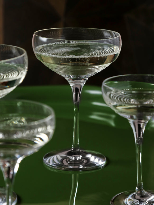 Waterford - Circon Hand-Blown Crystal Large Champagne Coupes (Set of 2) -  - ABASK