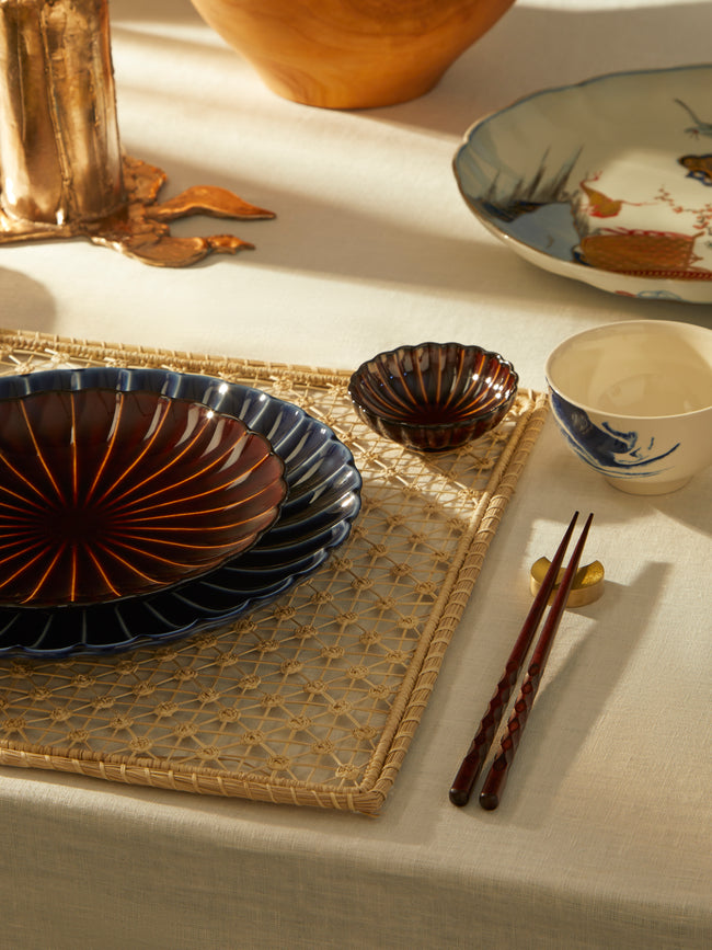 Kaneko Kohyo - Giyaman Urushi Ceramic Side Plates (Set of 4) -  - ABASK