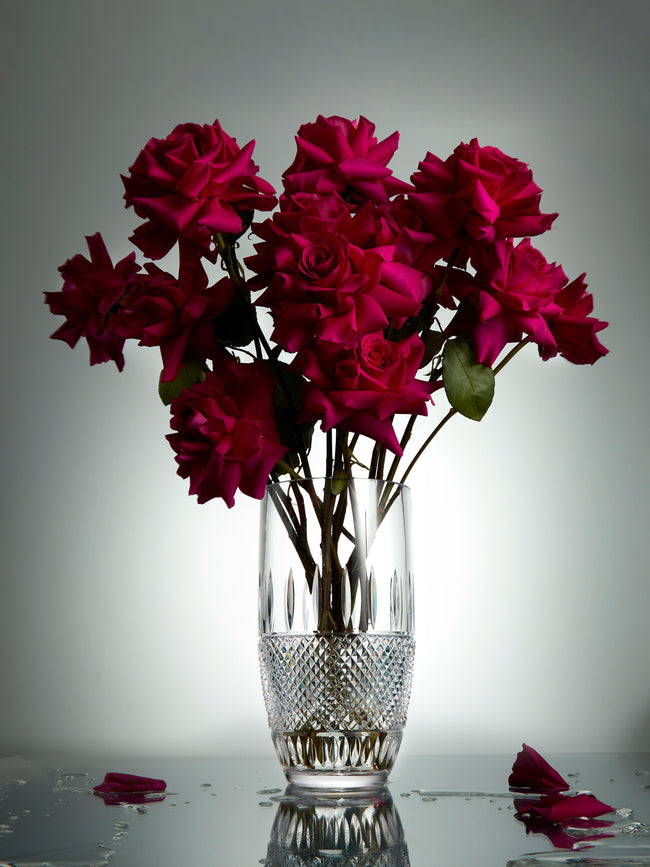 Waterford - Irish Cut Crystal Lace Vase -  - ABASK
