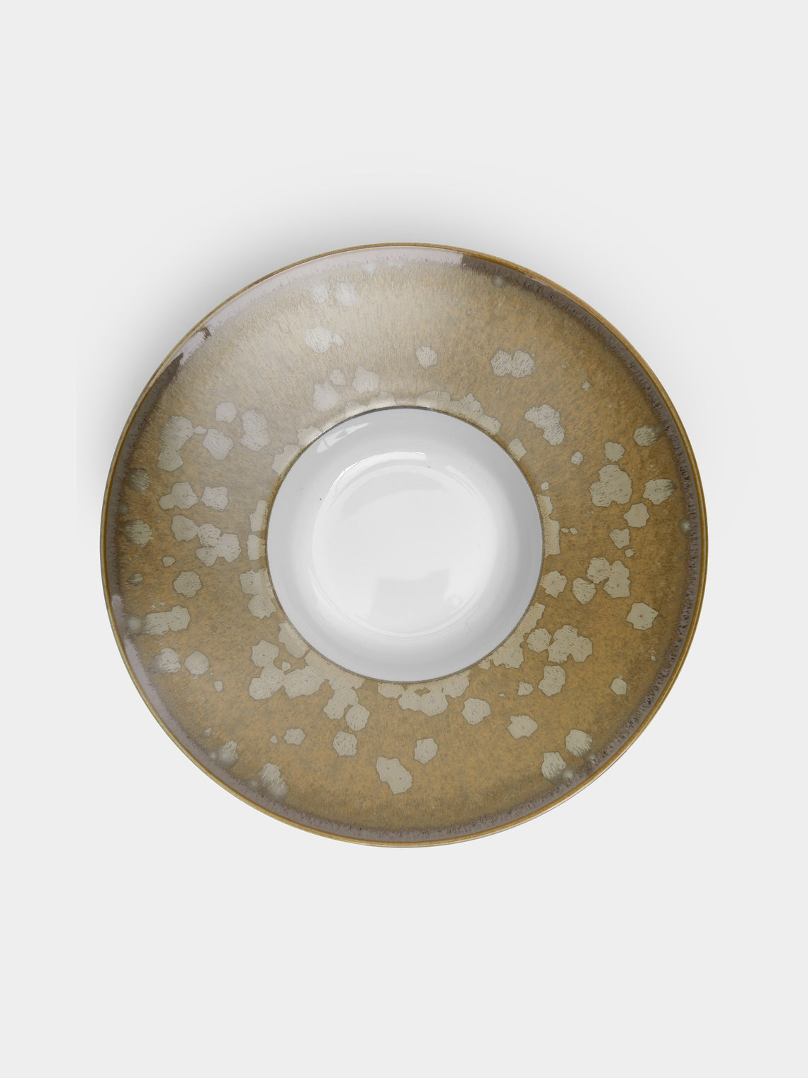 Jaune de Chrome - Basmati Porcelain Large Soup Plate - Beige - ABASK