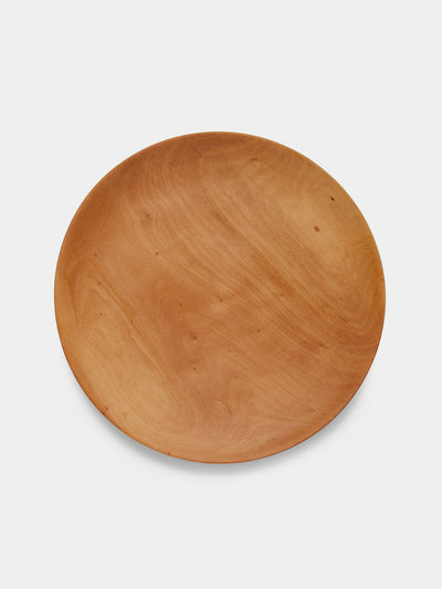Antonis Cardew - Hand-Turned Pear Wood Medium Plate -  - ABASK - 