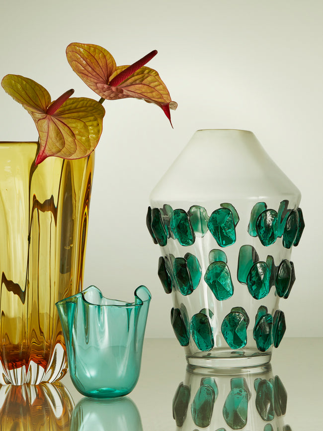 Carlo Moretti - Gemmarto Hand-Blown Murano Glass Vase -  - ABASK