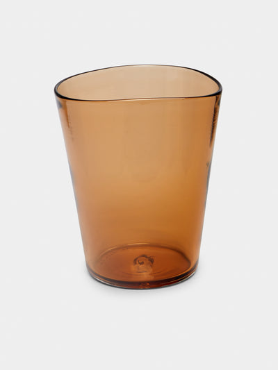 Micheluzzi Glass - Mosso Miele Hand-Blown Murano Glass Tumbler -  - ABASK - 