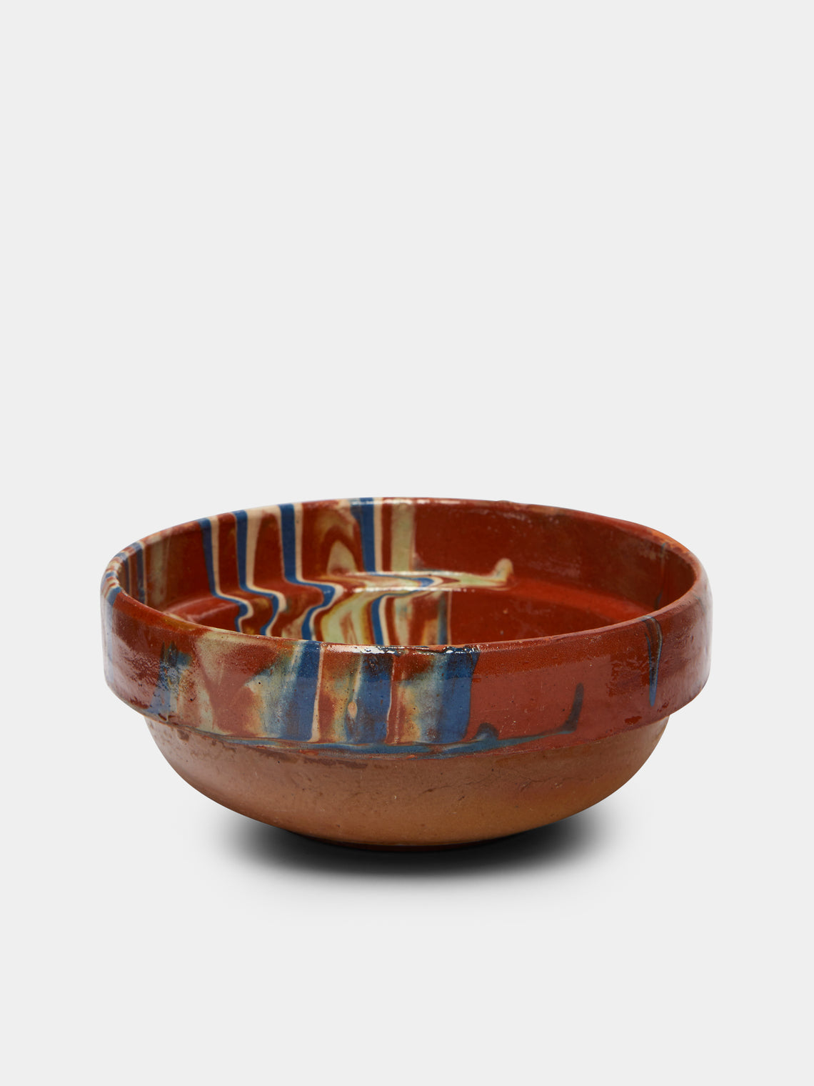 Antique and Vintage - 1950-1970 Romanian Bowl - Orange - ABASK - 