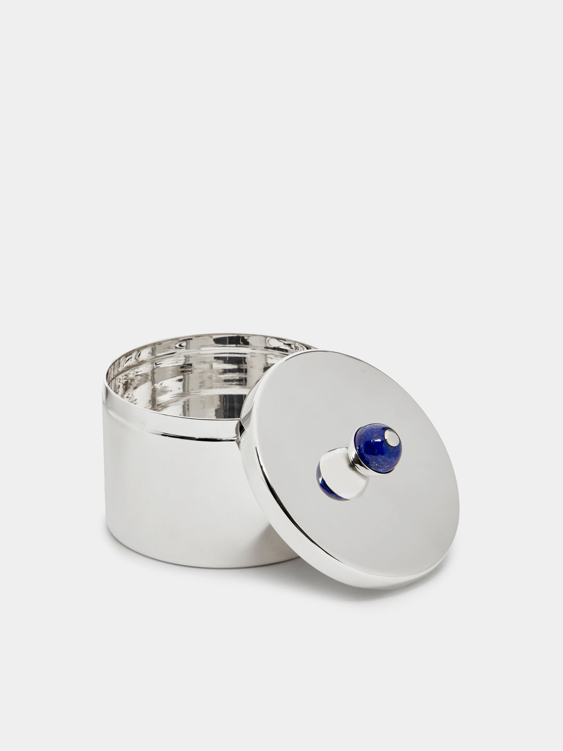 Wiener Silber Manufactur - Sterling Silver and Lapis Lazuli Box - Silver - ABASK