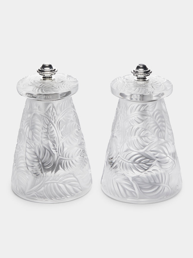 Lalique - Hand-Engraved Crystal Salt and Pepper Mill (Set of 2) -  - ABASK - 