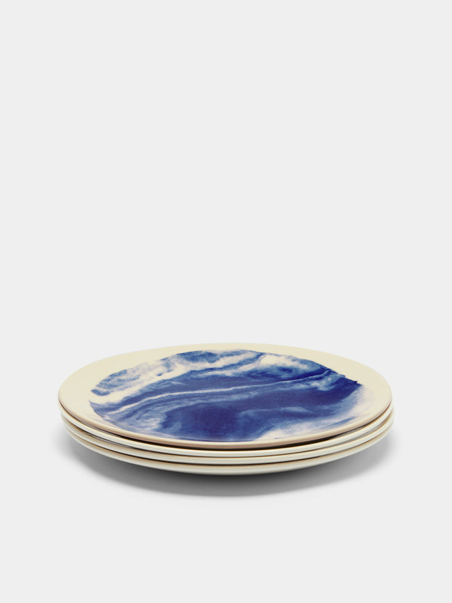 1882 Ltd. - Indigo Storm Ceramic Salad Plates (Set of 4) -  - ABASK