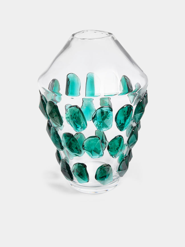 Carlo Moretti - Gemmarto Hand-Blown Murano Glass Vase -  - ABASK - 