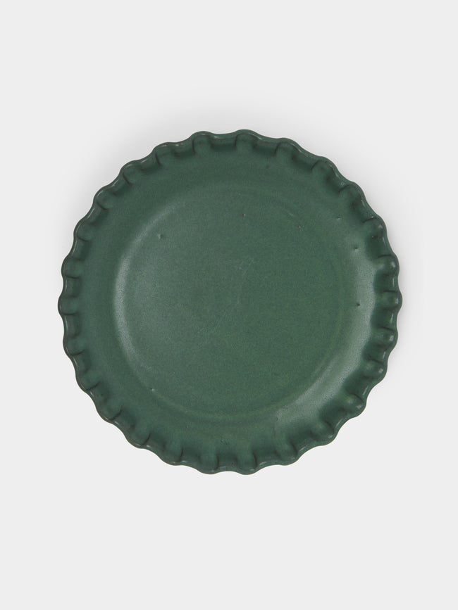Perla Valtierra - Hand-Glazed Ceramic Dinner Plates (Set of 4) -  - ABASK - 