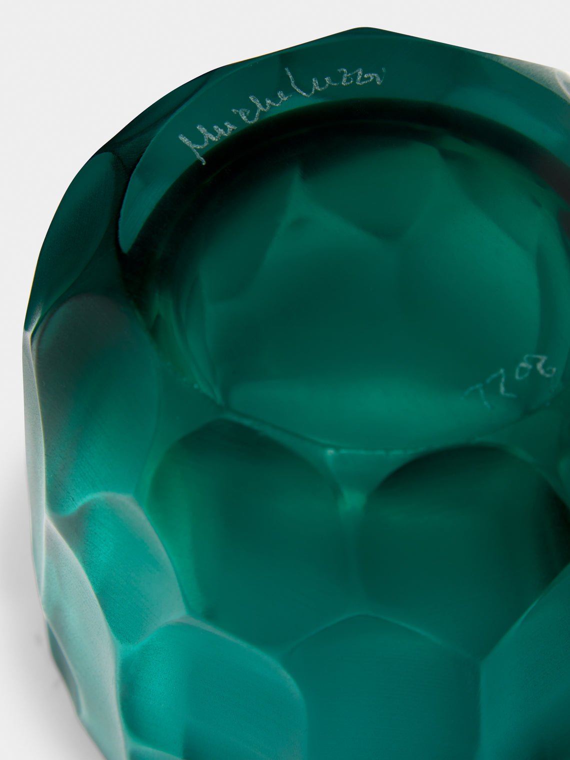 Micheluzzi Glass - Rullo Acqua Hand-Blown Murano Glass Vase - Teal - ABASK