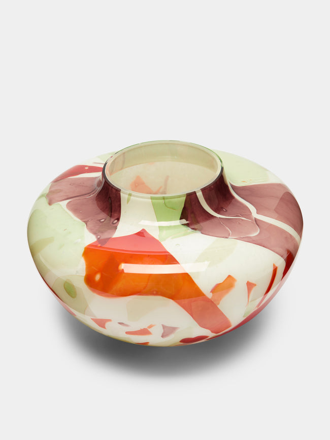 Stories of Italy - Spring Olla Hand-Blown Murano Glass Vase -  - ABASK - 
